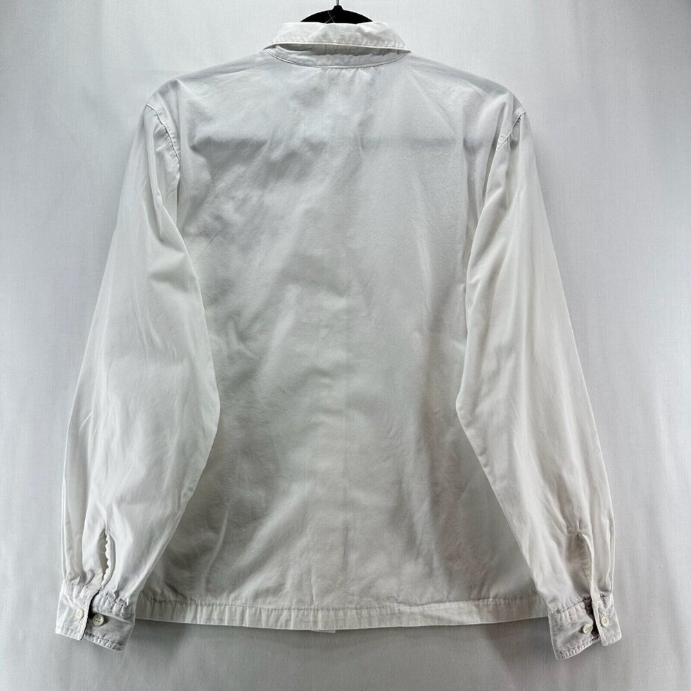 Cabin Creek Vintage Shirt Womens Sz M Long Sleeves Embroidered Button Up White - Picture 2 of 12